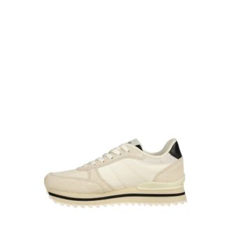 Woden Womens Ronja Plateau Shoes In Whisper White