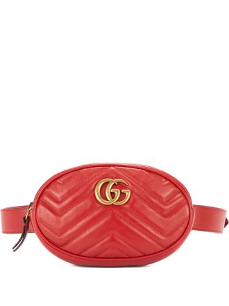 Gucci GG matelass&eacute; heuptas - Rood