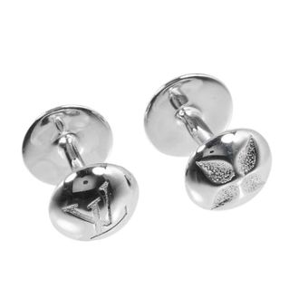 Louis Vuitton Pre-owned Jewellery, male, Gray, Size: ONE SIZE Pre-owned Vintage Cufflinks