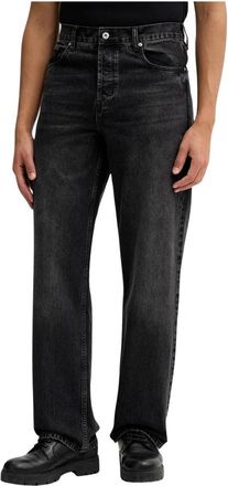 Karl Lagerfeld Relaxed Jeans - Heren - Regular Fit Jeans - Zwart - W30 - Katoen - Jeans