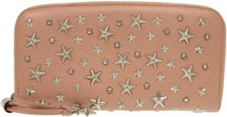 Jimmy Choo London Pre-owned Wallets, female, Pink, Size: ONE SIZE Pre-owned Leather Wallet