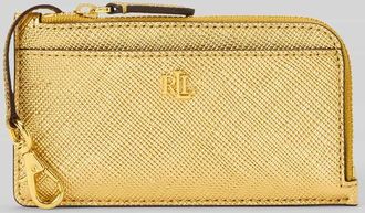 Lauren Ralph Lauren Portemonnaie mit Karabiner in Gold, Gr&ouml;&szlig;e 1