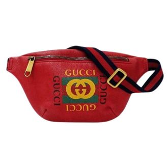 Gucci Pre-owned Belt Bags, unisex, Red, Size: ONE SIZE Pre-owned Vintage Belt Bag