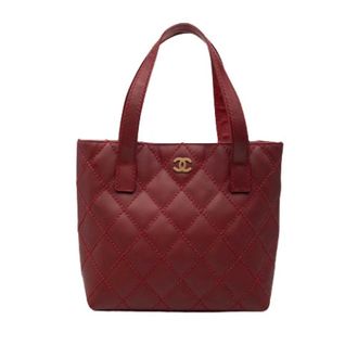 Chanel Pre-owned Tote Bag - Dames - Pre-owned - Rood - Maat: ONE Size Leer