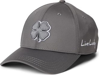 Black Clover Premium Clover 137 Hat Baseball Caps Charcoal Hat/3d Charcoal Clover/White Trim : LG/XL, Polyester/Spandex