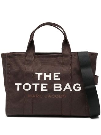 Marc Jacobs Borsa tote media in tela - Marrone