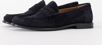 Boss Orange by Hugo Boss Mens Tevan Shoes in Dark Blue Leather - Size UK 10