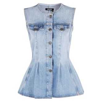 Rotate Rotate Birger Christensen, Donna, Top, Blu, 2Xs, new