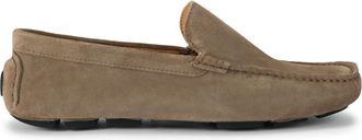 Kurt Geiger Mens Suede Floyd Loafers - Brown - Size UK 12
