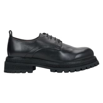 Estro & Luminara Chunky Lug Derby-schoenen - Dames - Schoenen - Zwart - Maat: 36 EU Leer
