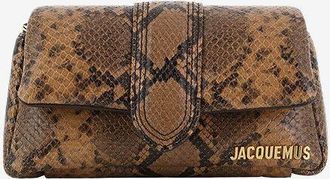 Jacquemus Mini-Schultertasche aus Leder in Python-Optik Le Petit Bambimou