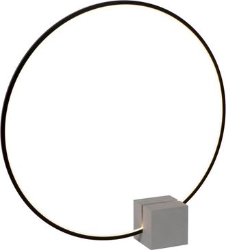 Lucide L&aacute;mpara de mesa de aluminio con 1 led integrado, negro