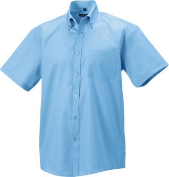 Russell Athletic Russell Collectie Heren Korte Mouw Ultiem Niet-Ijzershirt (Heldere lucht)