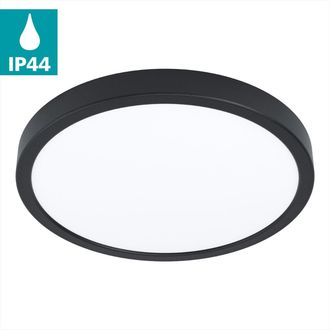 Eglo Fueva Ceiling Light Circular- Black | TJ Hughes