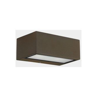 Leds - C4 Nemesis Aluminium - Applique da esterno a 1 luce Marrone IP54, E27 - Leds-c4