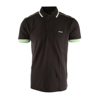 HUGO BOSS Tops, Heren, Zwart, S, Katoen, Paddy 1 Polo