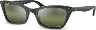 Ray-Ban Occhiali da sole Lady Burbank squadrati - Verde