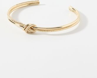 Simons Womens Double bow-like open bangle