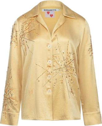 Bernadette Blusa con paillettes - Giallo