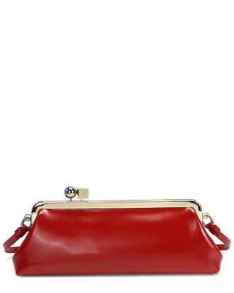 Tiffany & Fred Frame Leather Shoulder Bag