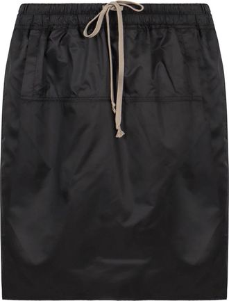 Rick Owens Kiltshorts Skort - Dames - Korte rokken - Zwart - S - Polyester - Rokken