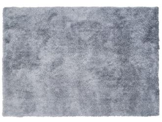 VENTE-UNIQUE.COM Alfombra de sal&oacute;n poli&eacute;ster plateado 160x230 cm