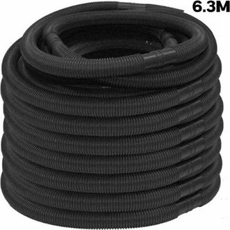 OEM [nunca Usado] Manguera De Piscina, Manguera Solar, Accesorios De Limpieza Para Manguera De Succi&oacute;n De Piscina, Se Divide Cada 105 Cm, Negra, Di&aacute;metro 