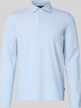 Maerz MAERZ Muenchen Regular Fit Poloshirt mit Knopfleiste in Hellblau, Größe 48