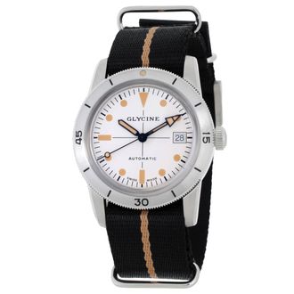 Glycine Sea Kraken Automatic Silver Dial Unisex Watch GL0502
