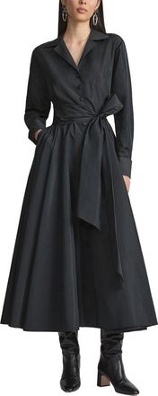 Lafayette 148 New York Plus Notch Collar Dress