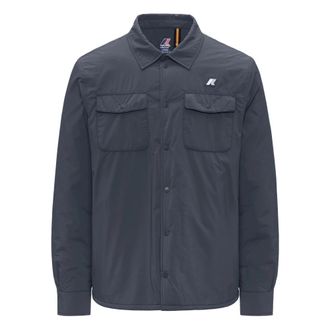 K-Way Umbert Effen Warm - Heren - Zomerjassen - Blauw - S - Jassen