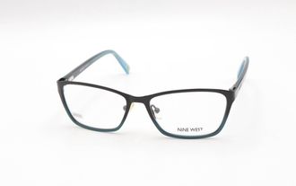 Nine West Unisex Nw1043 Rectangle Eyeglasses In Teal Fade