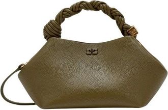 Ganni Tassen, Dames, Groen, ONE Size, Polyester, Small Bou Bag