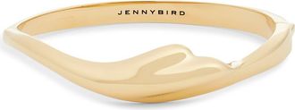 JENNY BIRD Portia Hinged Bracelet in High Polish Gold at Nordstrom, Size Medium
