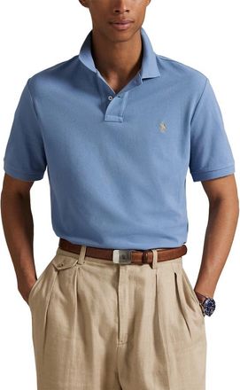 Polo Ralph Lauren Classic Fit Cotton Piqué Polo in Isle Heather at Nordstrom, Size Xx-Large