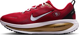 Nike Mens Vomero 18 (San Francisco 49ers) NFL Road Running Shoes in Red | IQ6037-600