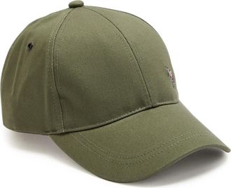 Paul Smith Zebra-embroidered Cotton cap - Green - One Size