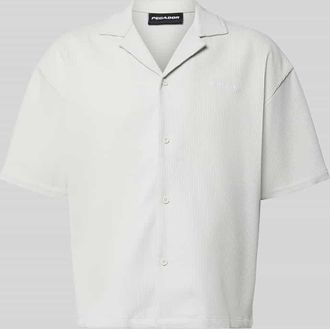 Pegador Relaxed Fit Freizeithemd mit Reverskragen Modell Troy in Hellgrau, Gr&ouml;&szlig;e XXL