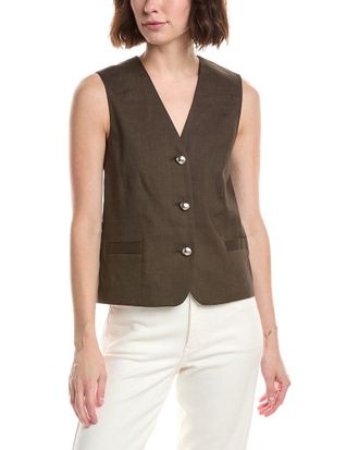 Rag & Bone Belle Linen-Blend Vest