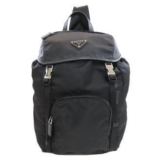 Prada Black Nylon Backpack (Pre-Owned)