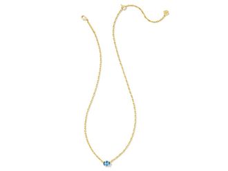 Kendra Scott Cailin Pendant Womens Necklace Womens Necklace Gold Blue Violet Crystal
