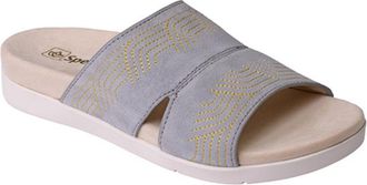 Spenco SP1070LGR Sandal WoLight Gray Twilight Ellie Slip-On Slide GAL523