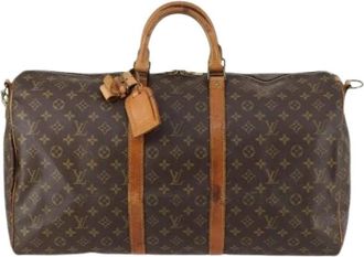 Louis Vuitton Pre-owned Weekend Bags, unisex, Brown, Size: ONE SIZE Pre-owned Vintage Weekend Bag