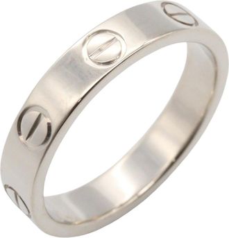 Cartier Silver White Gold (18K) Band Ring (Pre-Owned)