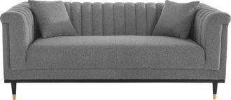 HOME AFFAIRE 2-Sitzer »Chamby New« im Bouclé-Strukturbezug mit Steppung im Lehnenbereich