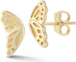 Ember Fine Jewelry 14K Gold Butterfly Stud Earrings at Nordstrom Rack