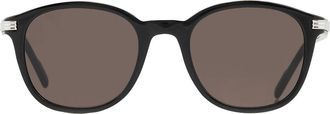 Cartier Premiere de Cartier Grey Oval Mens Sunglasses CT0302S 005 53