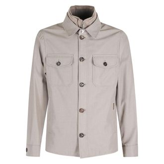 Moorer Dulac Jacket - Heren - Zomerjassen - Bruin - L - Jassen