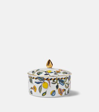 La DoubleJ Borboni White porcelain container