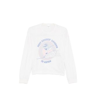 Re/Done Boxy Boyfriend Long-sleeve T-shirt